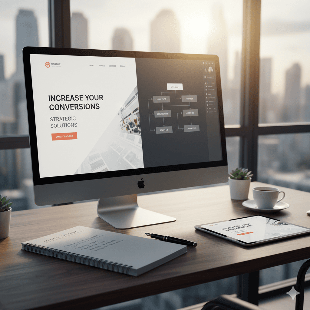 Website and landing page content.