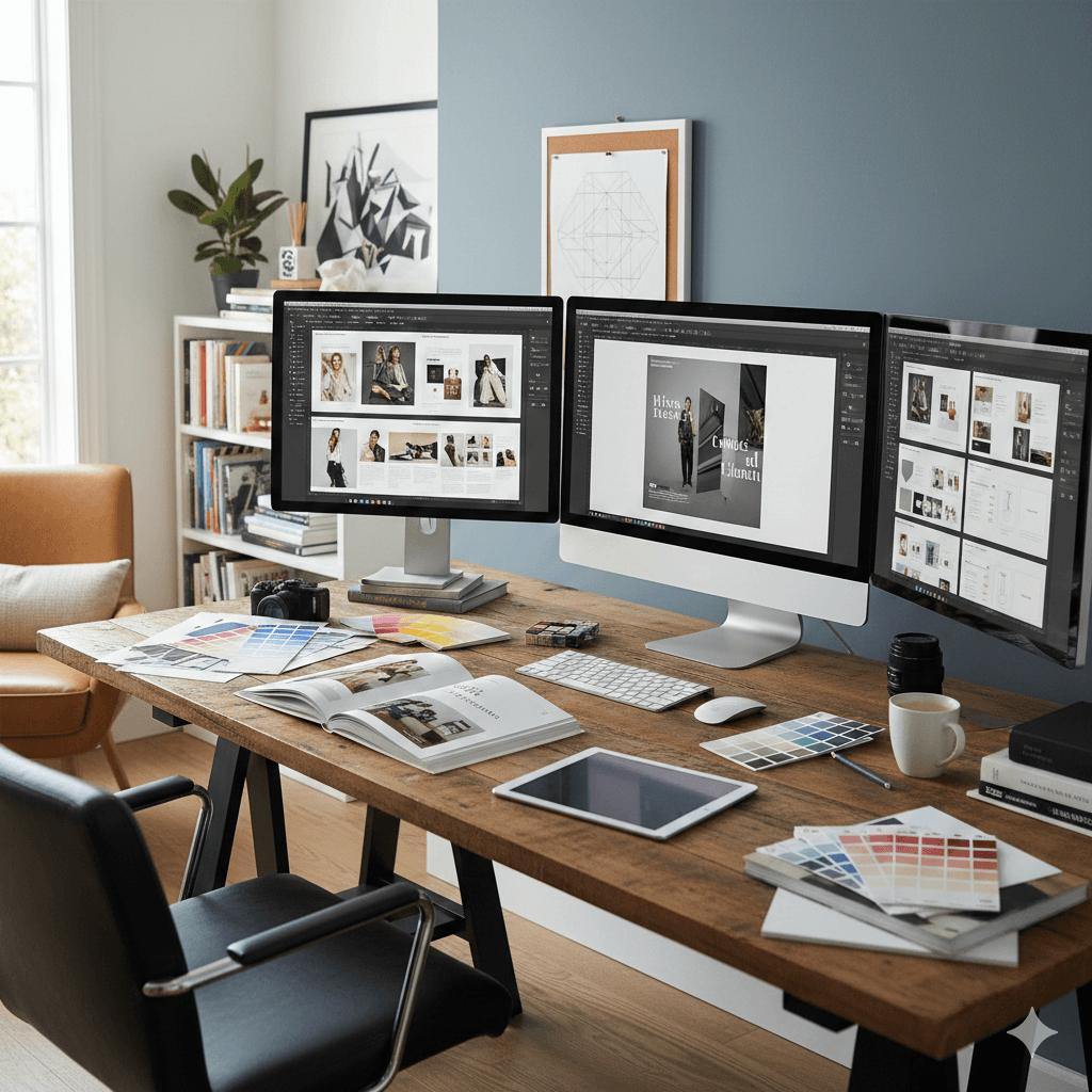 Catalogs and marketing materials.